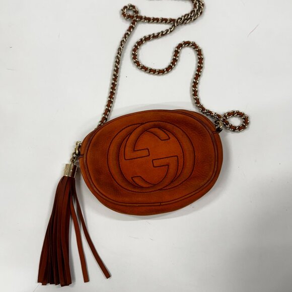 Gucci Handbags - Gucci Soho Leather Mini Crossbody with Tassel – Well-Loved